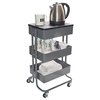 Vertiflex Cart, Standing Workstation, Gray VF51025